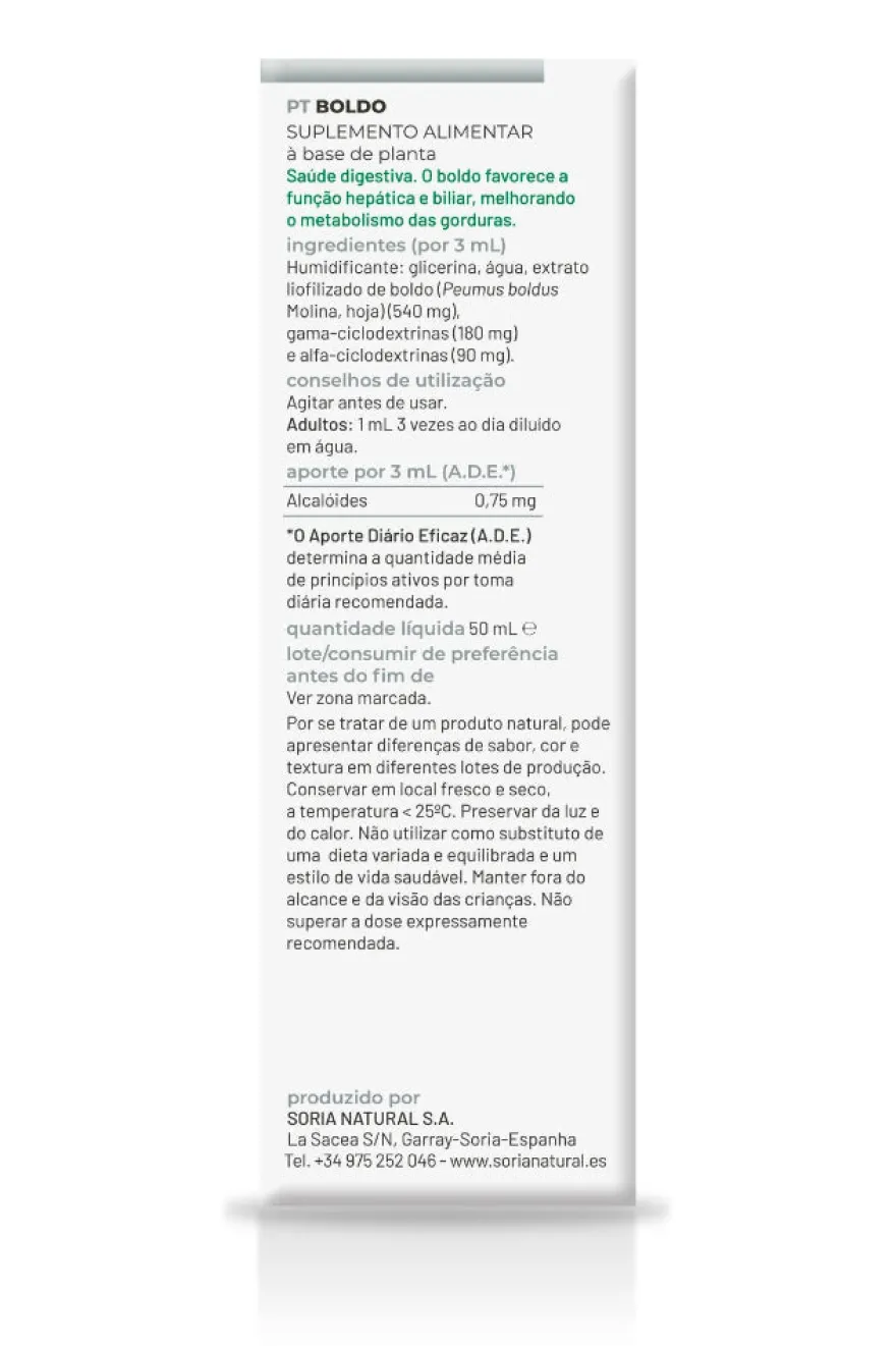 Soria Natural Extracto Boldo S. XXI 50 ml