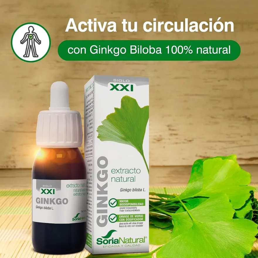 Soria Natural Extracto Ginkgo Biloba S. XXI 50 ml