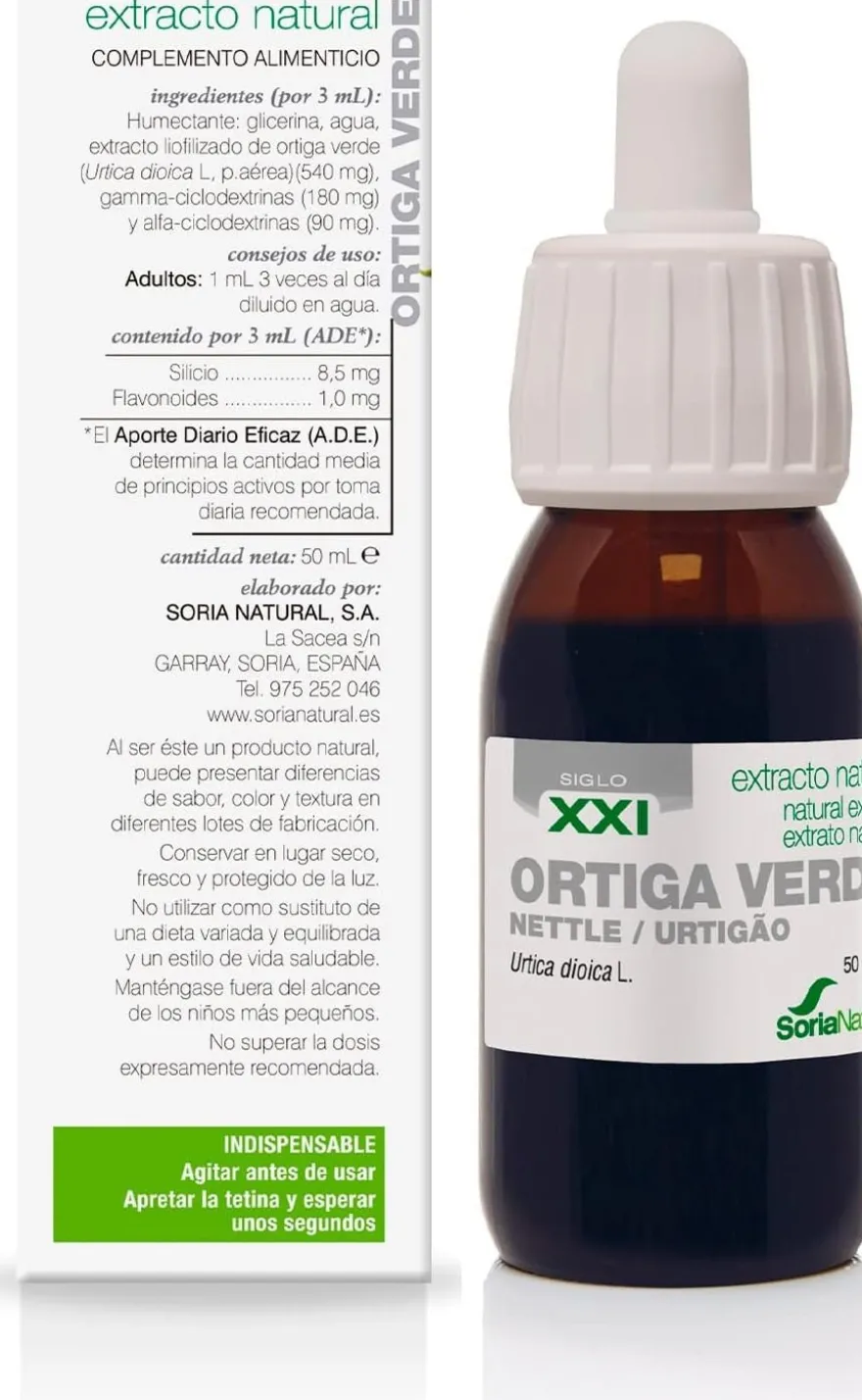 Soria Natural Extracto Ortiga Verde S. XXI 50 ml