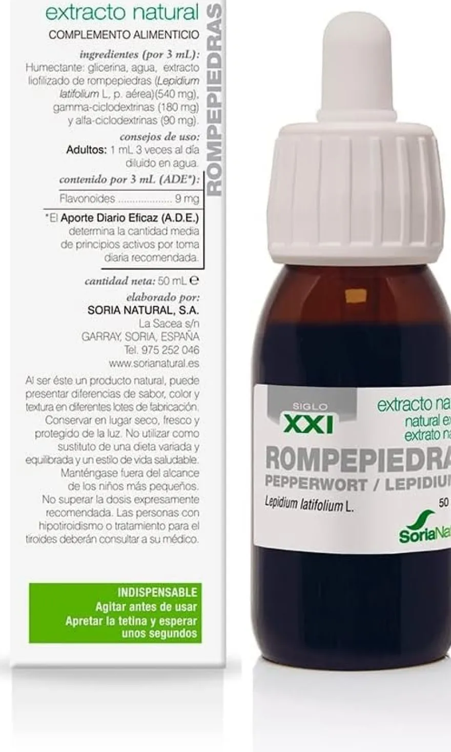 Soria Natural Extracto Rompepiedras S. XXI 50 ml