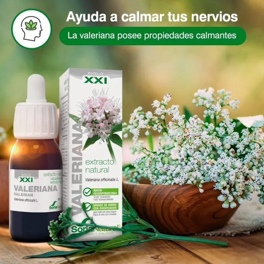 Soria Natural Extracto Valeriana S. XXI 50 ml