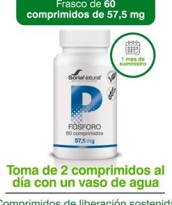 Soria Natural Fósforo Liberación Sostenida 60 Comprimidos