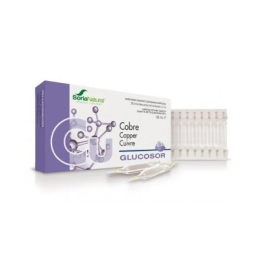 Soria Natural Glucosor Cobre 2 ml 28 Viales