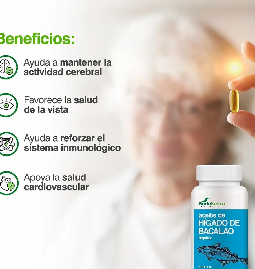 Soria Natural Higabac 400 Mg 125 Perlas