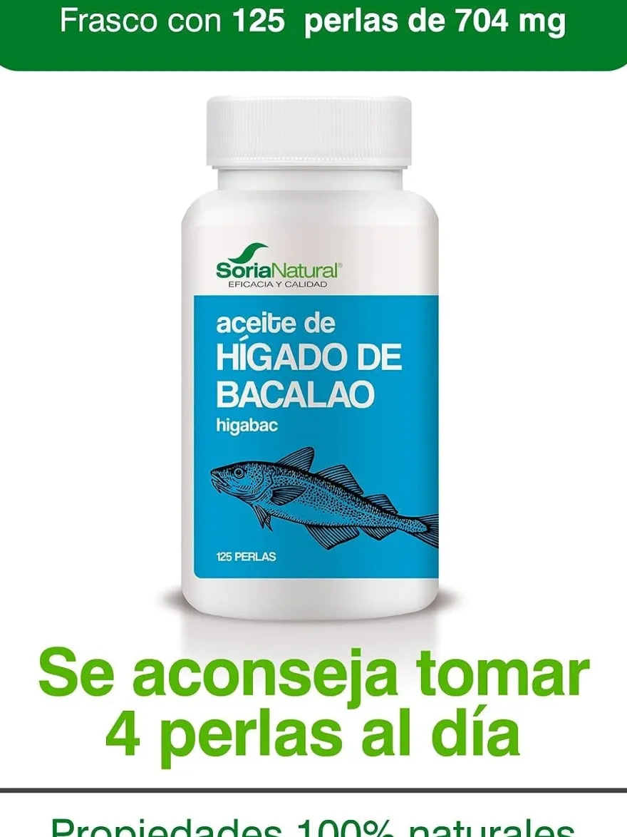 Soria Natural Higabac 400 Mg 125 Perlas
