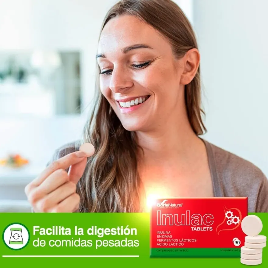 Soria Natural Inulac Tabletas 30 Tabletas