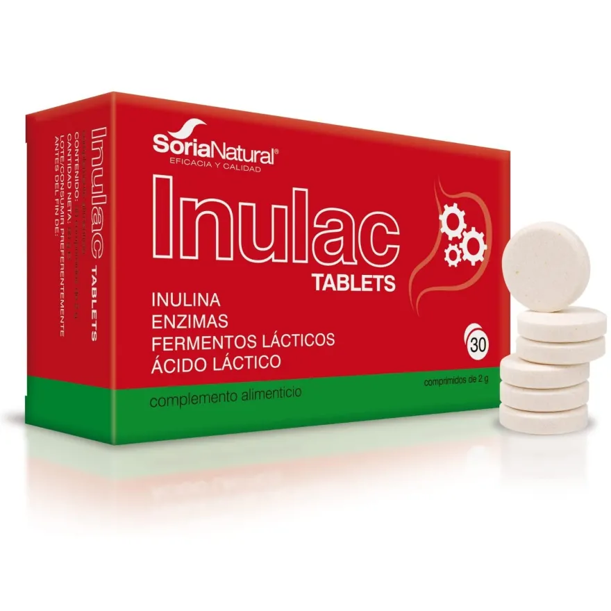 Soria Natural Inulac Tabletas 30 Tabletas