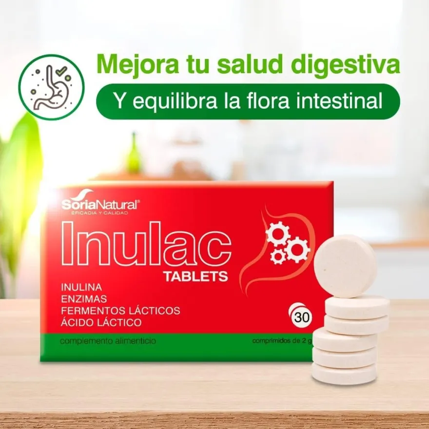 Soria Natural Inulac Tabletas 30 Tabletas