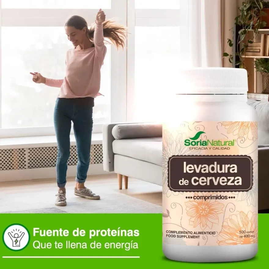 Soria Natural Levadura Cerveza 500 Comprimidos