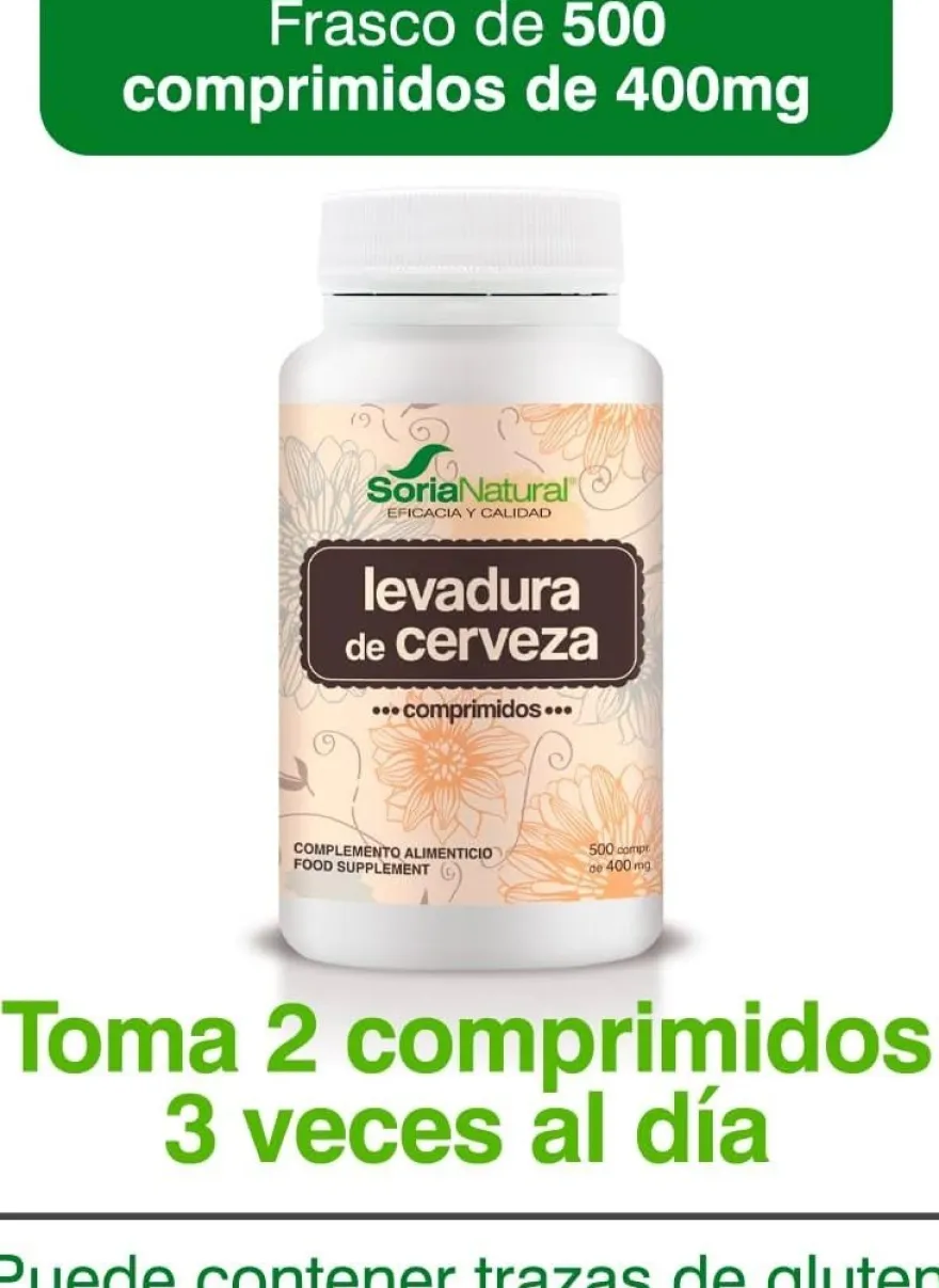 Soria Natural Levadura Cerveza 500 Comprimidos