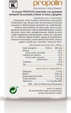 Soria Natural Propolin 250 Mg 48 Comprimidos