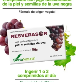 Soria Natural Resverasor 600 mg 60 Comprimidos
