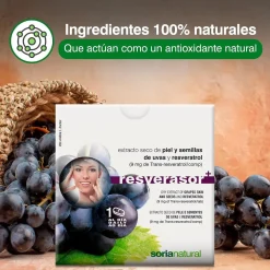 Soria Natural Resverasor Plus 134 Mg 28 Comprimidos