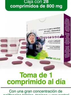 Soria Natural Resverasor Plus 134 Mg 28 Comprimidos