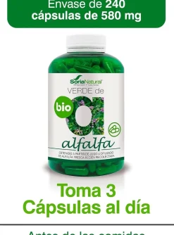 Soria Natural Verde Alfalfa 630 Mg 240 Cápsulas