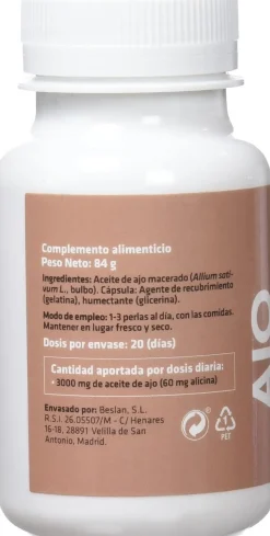 Sotya Beslan Ajo Macerado 1400 Mg Perlas 60 unidades