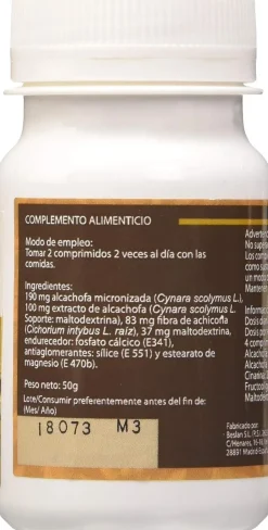 Sotya Beslan Alcachofa 100 Comp 500 Mg