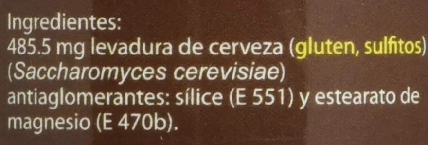 Sotya Beslan Levadura Cerveza 500 Mg 150 Comprimidos