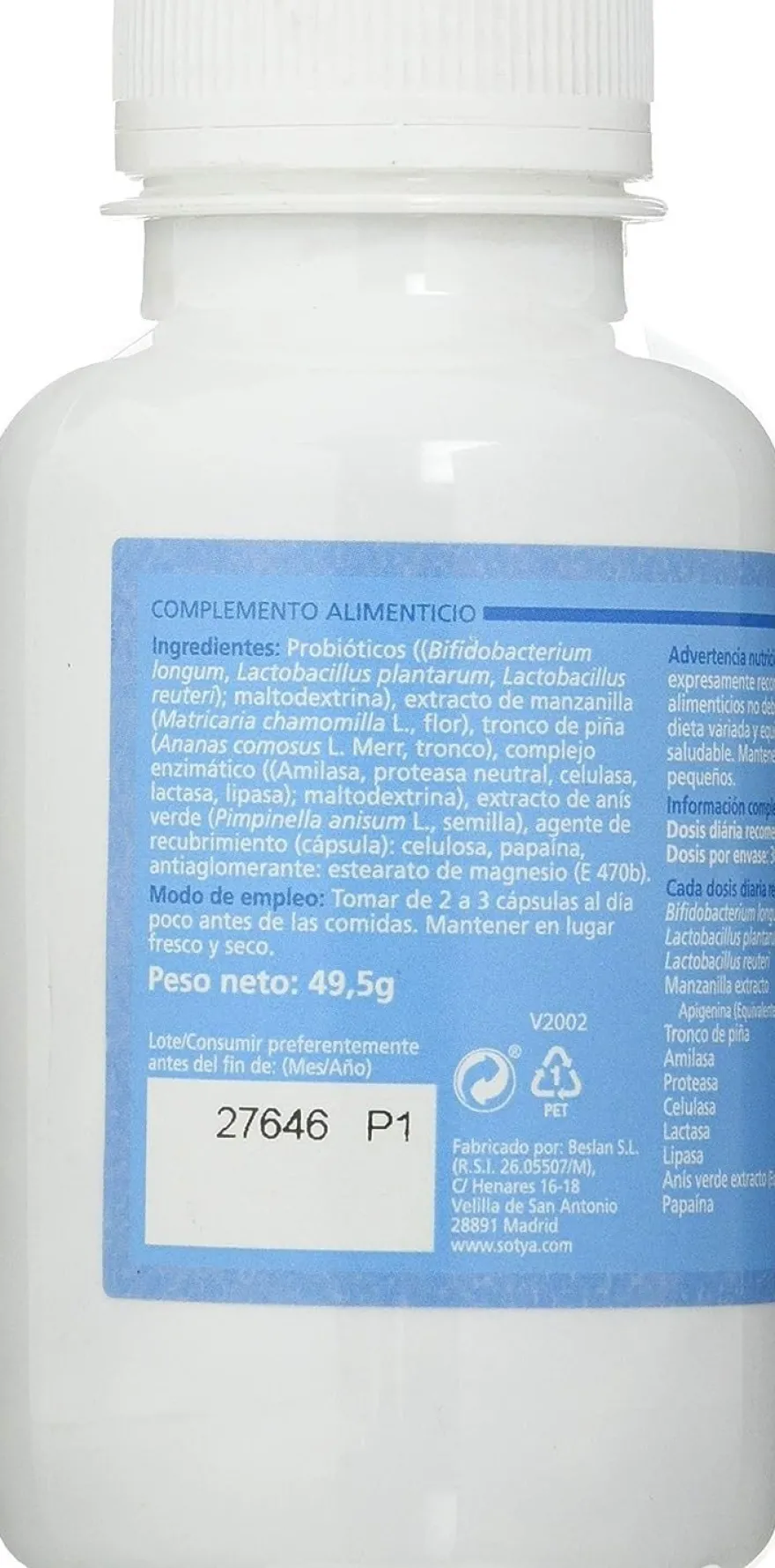 Sotya Beslan Sot-Digest 690M 90 Cápsulas