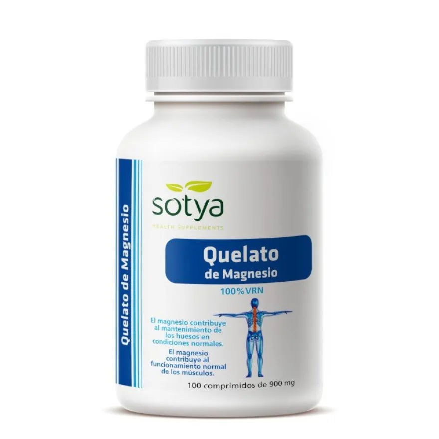 Sotya Quelato Magnesio 600mg 100 Comprimidos
