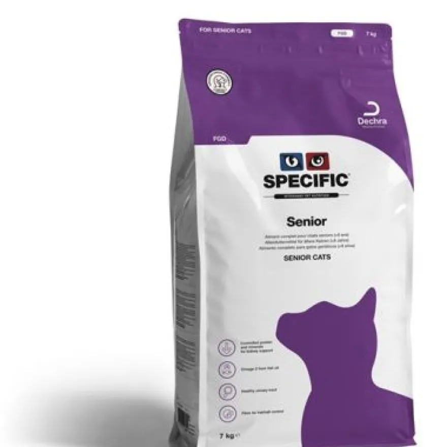 Specific Feline Senior Trozos secos Saco 7Kg