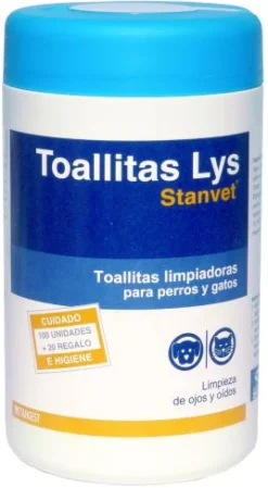 Stangest LYS Toallitas Higiénicas para Mascotas 120 unidades