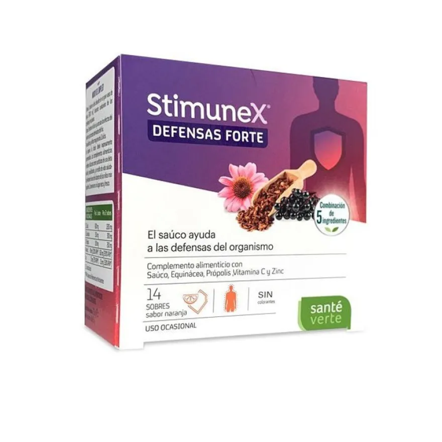 Stimunex Defensas Forte 14 sobres sabor naranja