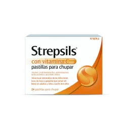STREPSILS con Vitamina C 24 pastillas para chupar