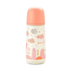 SUAVINEX Biberón 360ml Tetina Fisiológica SX Pro Flujo Denso (L) - Bosque Coral