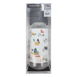 SUAVINEX Biberón 360ml Tetina Fisiológica SX Pro Flujo Denso (L) - Gris