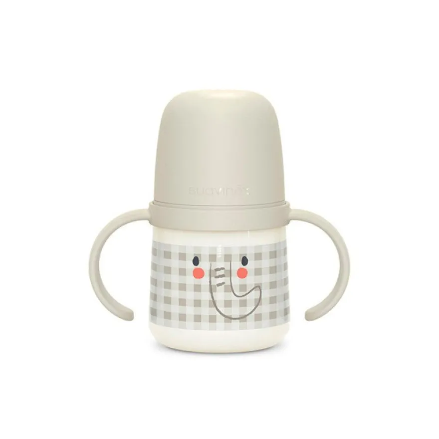 SUAVINEX Biberón Night & Day 150ml Antiderrame +4M (Beige)