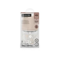 SUAVINEX Biberón Premium Wonderland +0m Silicona SX Pro Fisiológica 150ml Conejo Rosa Flores