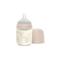 SUAVINEX Biberón Premium Wonderland +0m Silicona SX Pro Fisiológica 150ml Conejo Rosa Flores