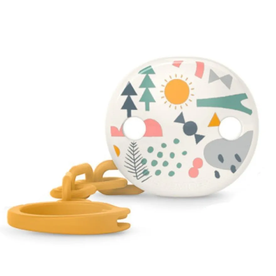 SUAVINEX Broche de Pinza Decorado Bosque Amarillo 1 unidad
