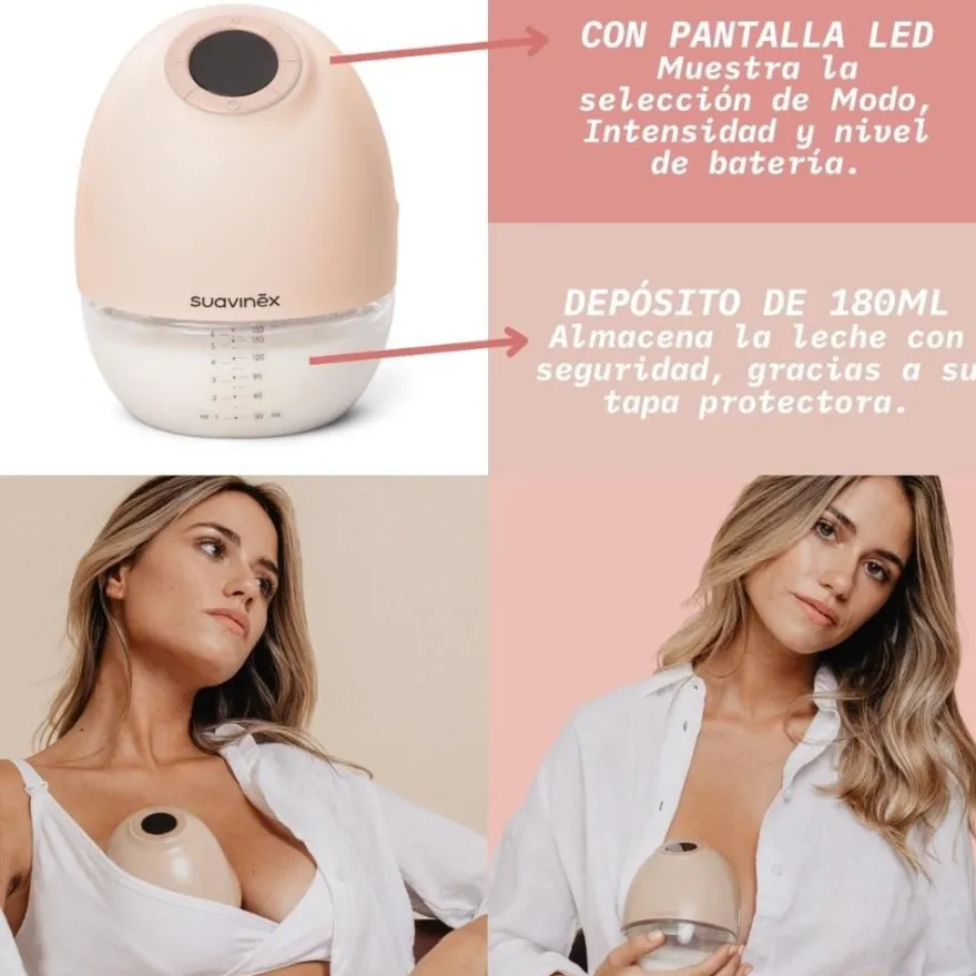 SUAVINEX Extractor de Leche Manos Libres 1 ud