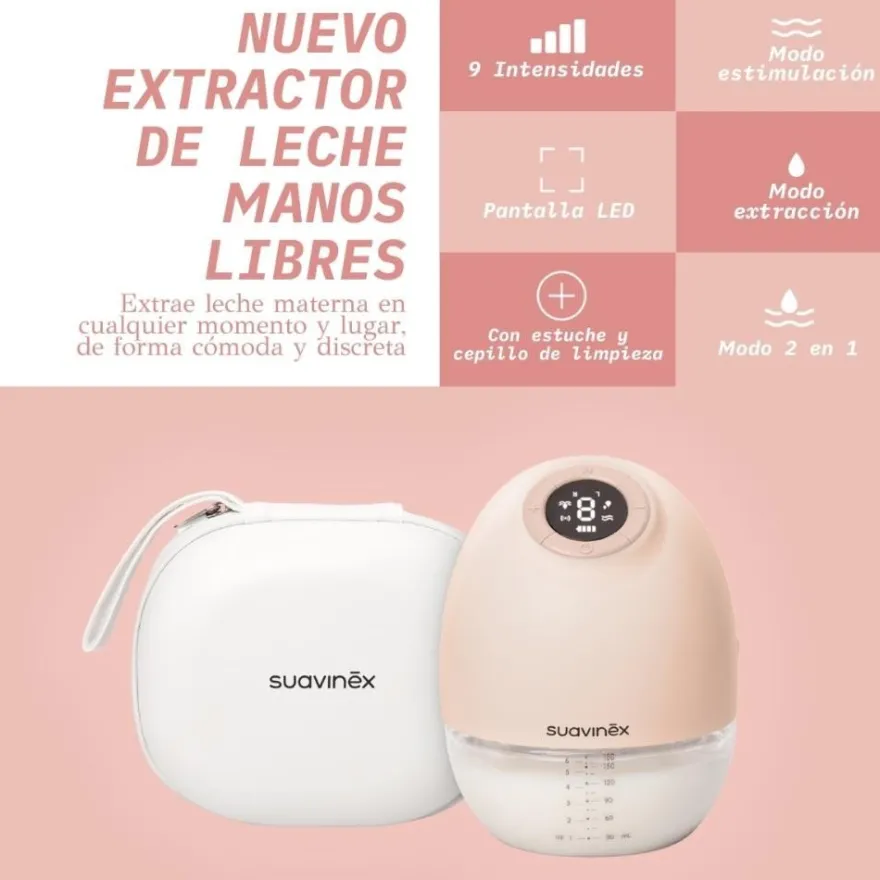SUAVINEX Extractor de Leche Manos Libres 1 ud