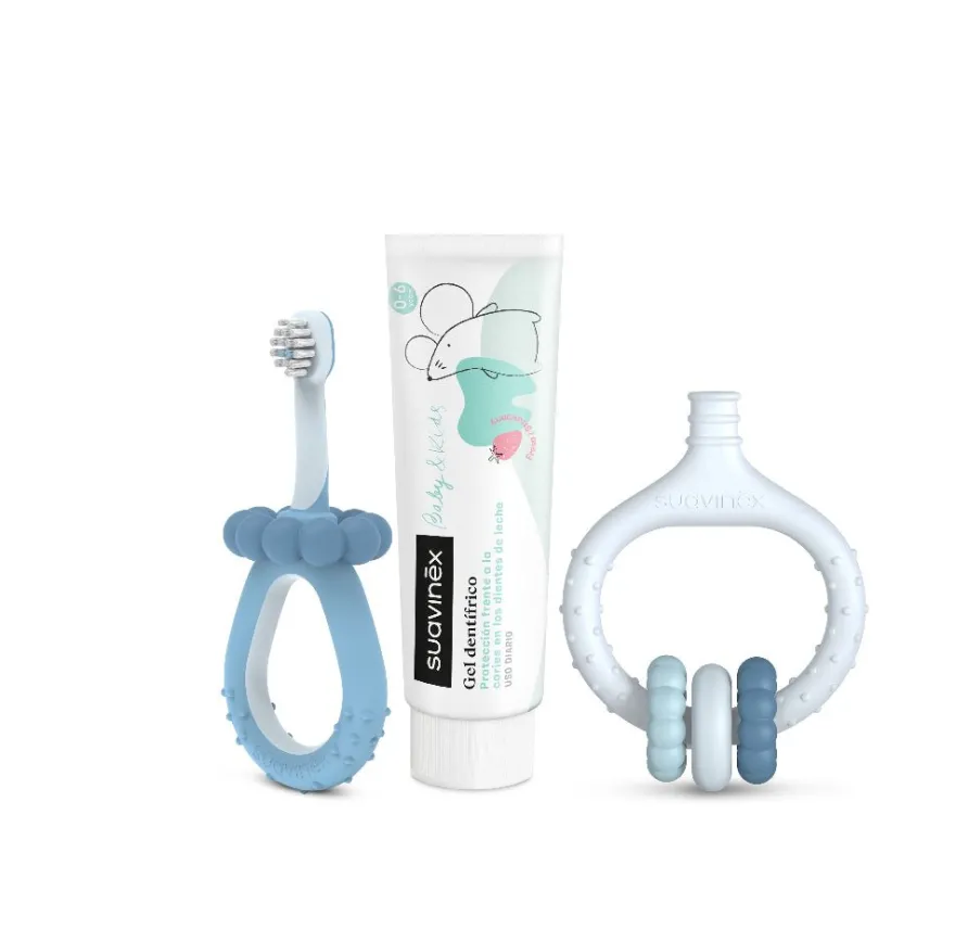 Suavinex Mi Primer Set Cuidado Dental +0M Azul