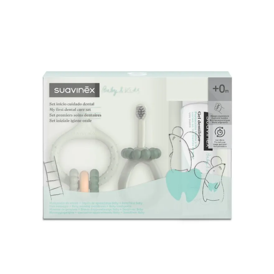 Suavinex Mi Primer Set Cuidado Dental +0M Verde