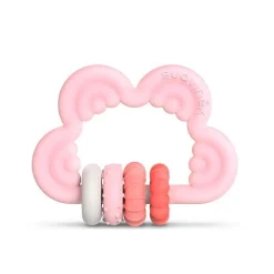 SUAVINEX Mordedor Didáctico de Silicona +6m Nube Rosa Etapa 3