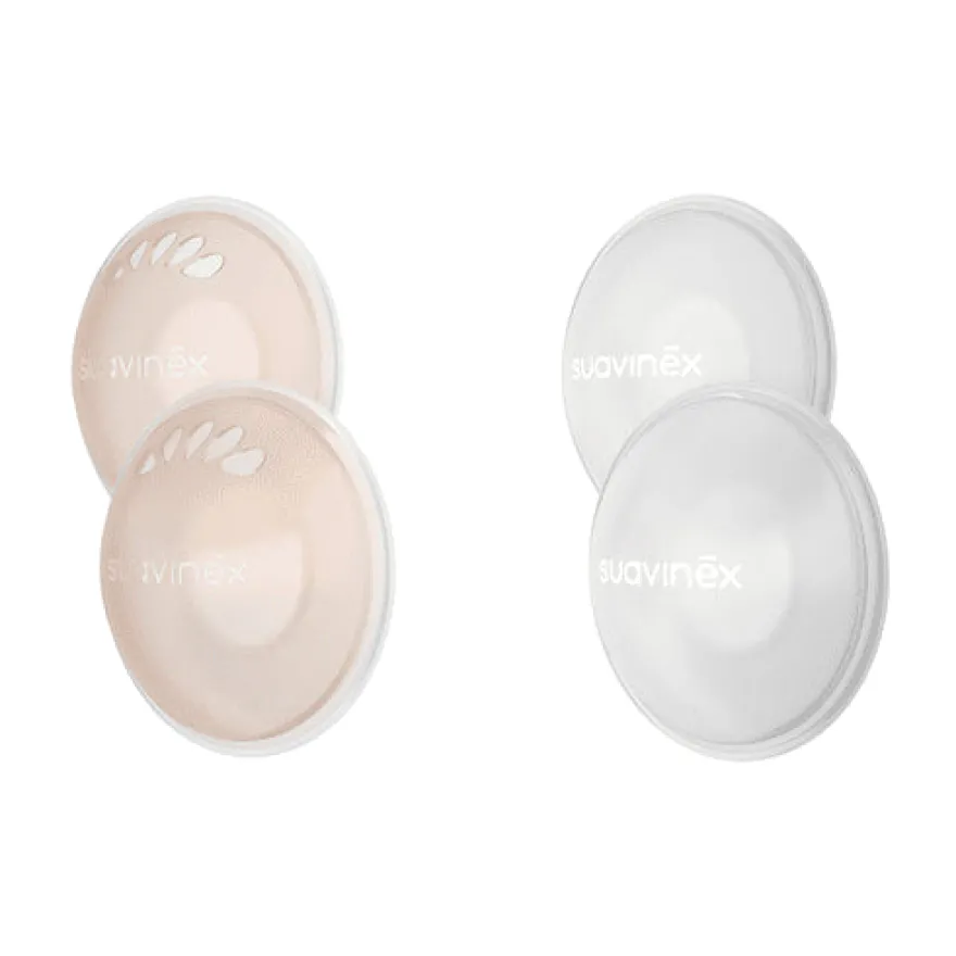 SUAVINEX Set 2 Conchas Protectoras y 2 Conchas Recolectoras