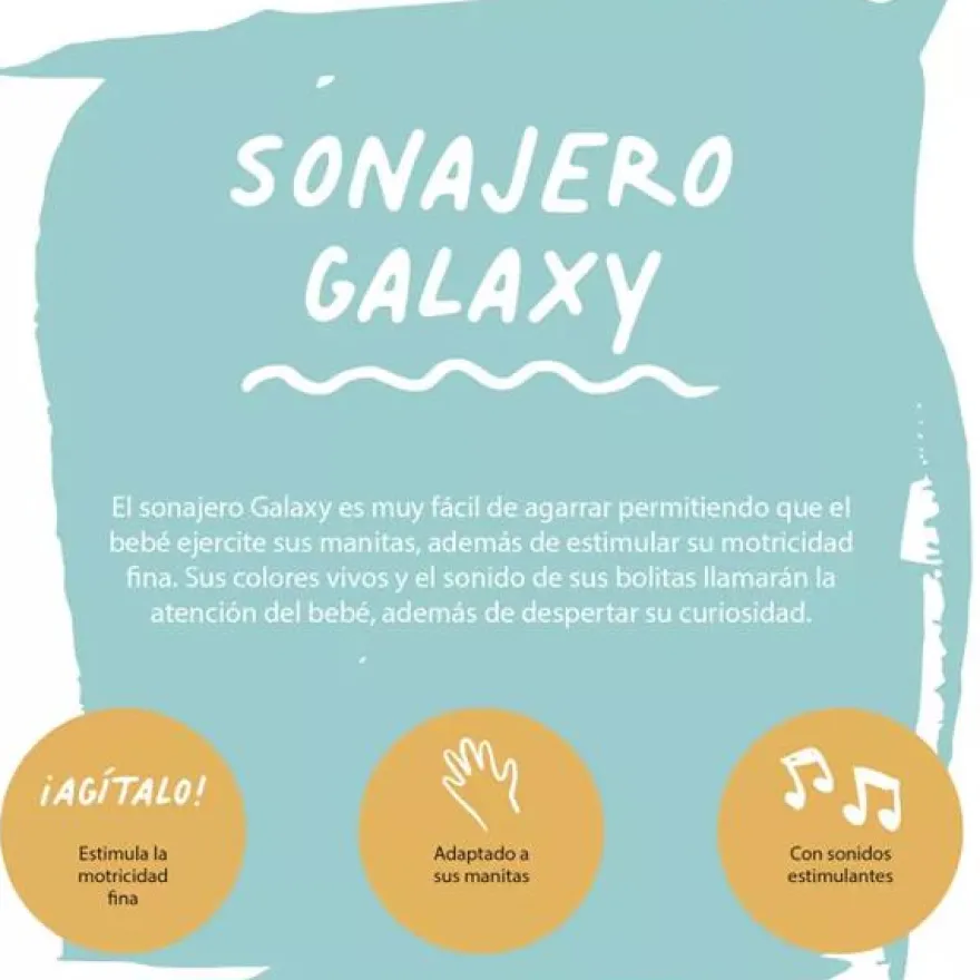 SUAVINEX Sonajero Galaxy Rosa