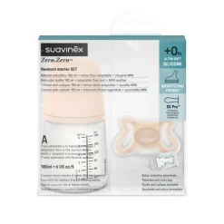 Suavinex Zero Set Biberón 180ml A +Chupete -2-2M Fair