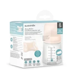 Suavinex Zero Set Biberón 180ml A +Chupete -2-2M Fair