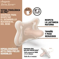 Suavinex Zero Zero Chupete Newborn S -2/2M Fair 1un