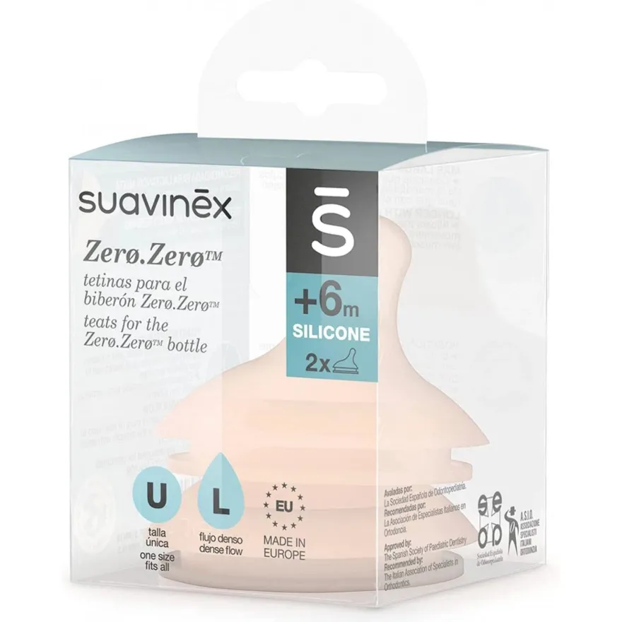 Suavinex Zero Zero Tetina Anticólico Silicona L Fair 2un