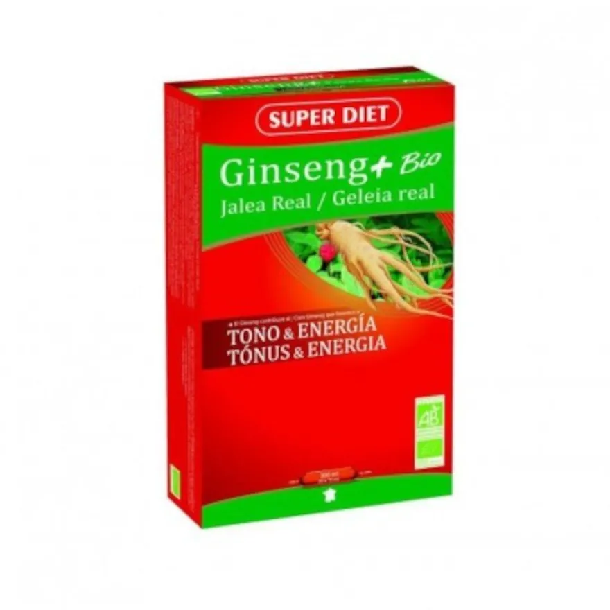 Superdiet Ginseng + Jalea Real Bio 20 Ampollas