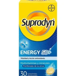 Supradyn Energy 50+ Multivitamínico Adultos 30 Comprimidos Efervescentes