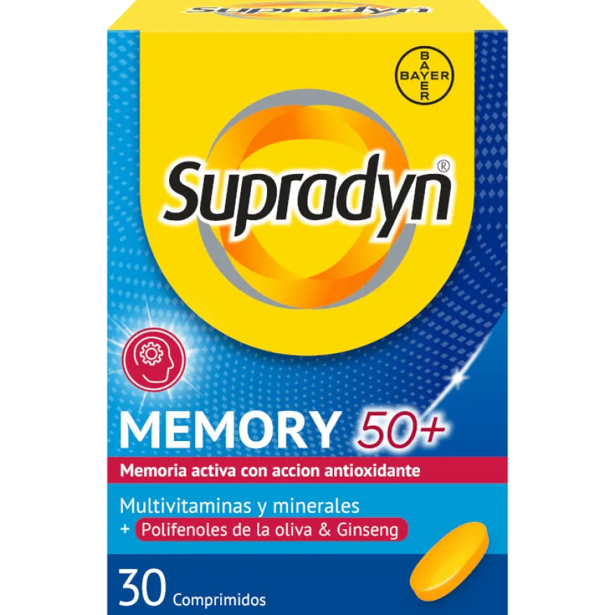 SUPRADYN Memoria 50+ 30 Comprimidos