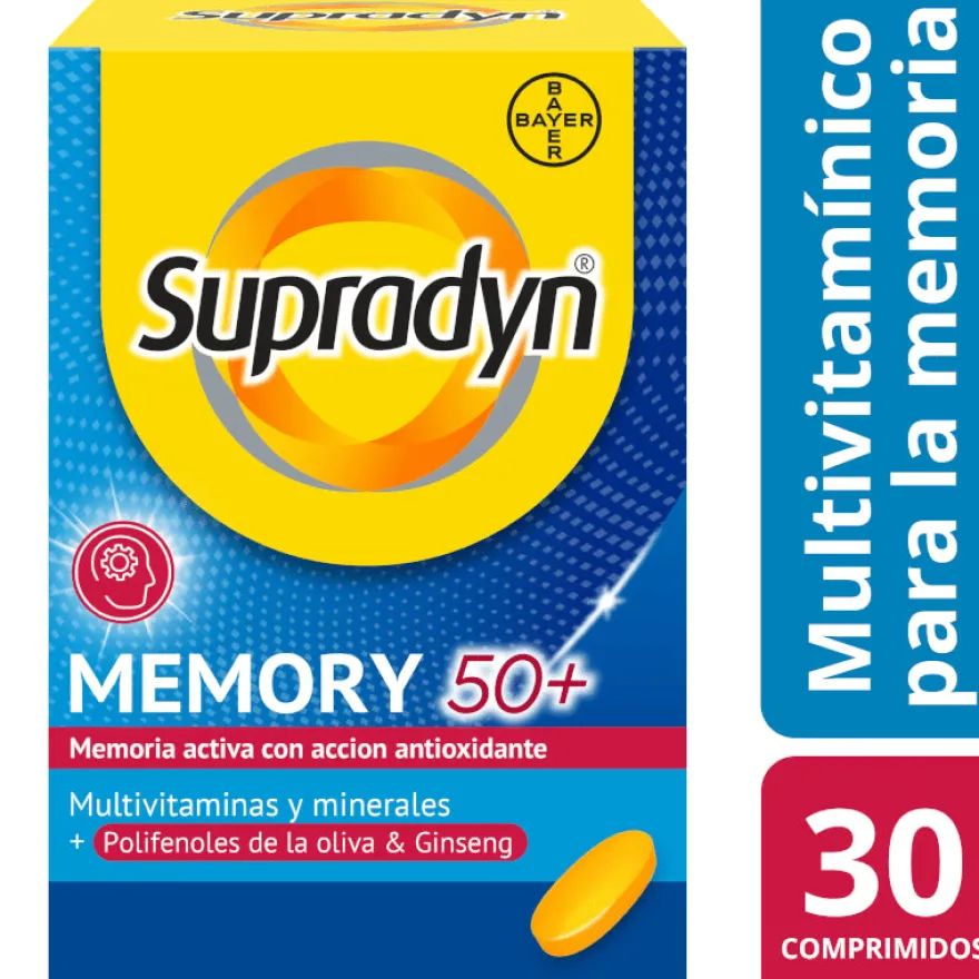 SUPRADYN Memoria 50+ 30 Comprimidos
