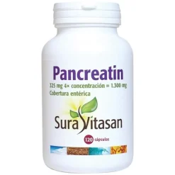 Sura Vitasan Pancreatin 1300 mg 120 Cápsulas